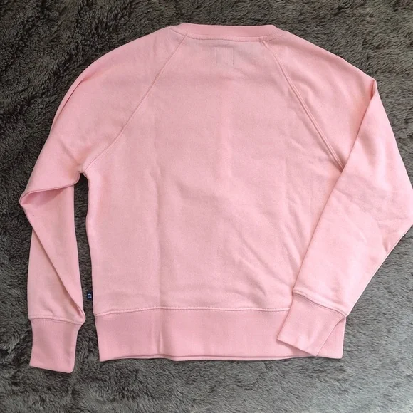GAP HENLEY SWEATSHIRT, PEACH MELBA, XS - Picture 3 of 9